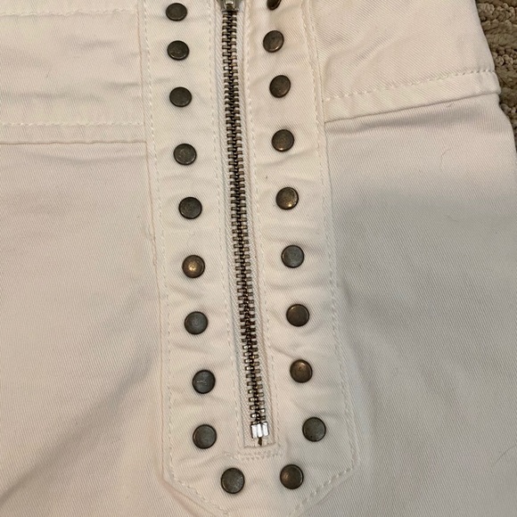 White Free People mini skirt - Picture 4 of 5